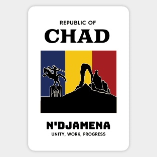 make a journey to N'Djamena Chad Sticker